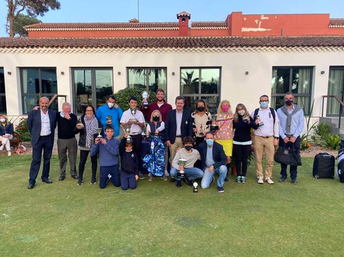 El R. C. de Golf de Tenerife, entrega de trofeos del año 2021.