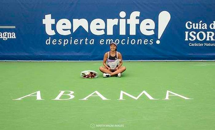 Abama Tennis Academy celebra el triunfo de Ann Li en el Tenerife Ladies Open de la WTA