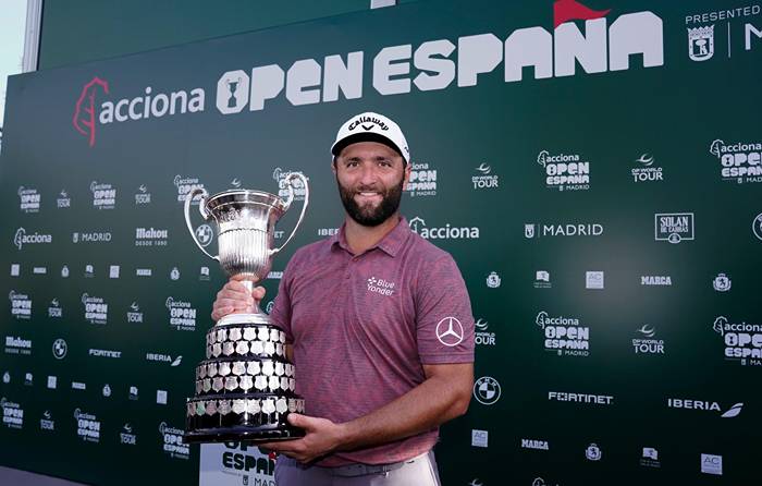 Jon Rahm iguala a Severiano Ballesteros en el palmarés del ACCIONA Open de España presented by Madrid con una actuación épica