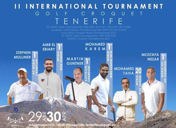 29 y 30 de abril II Torneo Internacional de Croquet en Buenavista Golf.