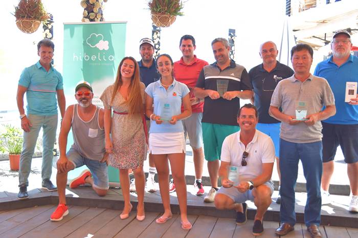 Rafael Fajardo ganador Scratch en el II Torneo Hibelia-Bridgestone Golf.