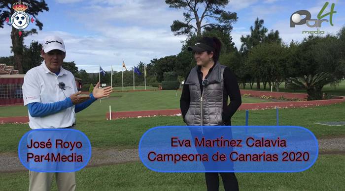 Entrevista a Eva Martínez Calavia, vencedora del Cto. de Canarias Amateur de la Fed. Canaria de Golf.