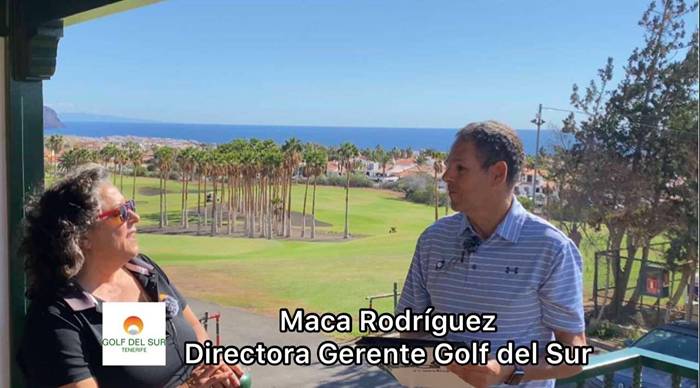 Maca Rodríguez, Directora Gerente de Golf del Sur, Tenerife, nos resume 2021 y adelanta los planes de futuro del campo.