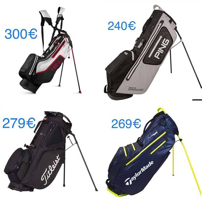 ¿Bolsas de palos a 99,99€ waterproof? ?