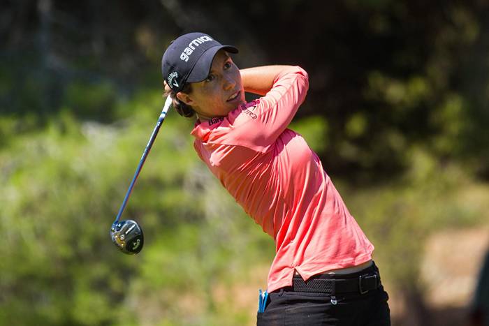 \"Chupinazo\" de Carlota Ciganda en la primera jornada del Estrella Damm Ladies Open