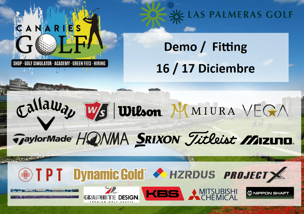 Nuevo Demo Fitting de Canaries Golf los próximos días 16 y 17 de diciembre