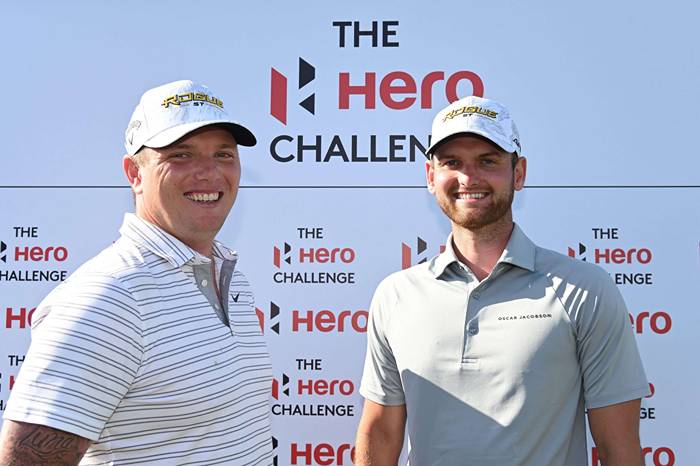 El dúo inglés gana el Hero Challenge a base de birdies. Ocho de nueve hoyos.