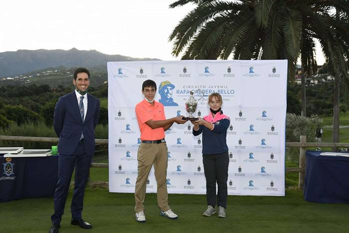 Keira González y David Vega, flamantes campeones del 2º Circuito Juvenil Rafa Cabrera Bello