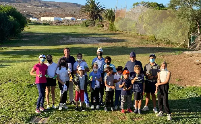 Éxito del golf infantil de Lanzarote en el Torneo de Navidad de la Escuela