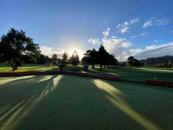 Consuelo López de Vergara y Cristina Brandstetter en scratch y Francisco de Esteban y Manuel Florian en handicap, ganadores del II Torneo Dobles Seniors del Real Club de Golf de Tenerife.