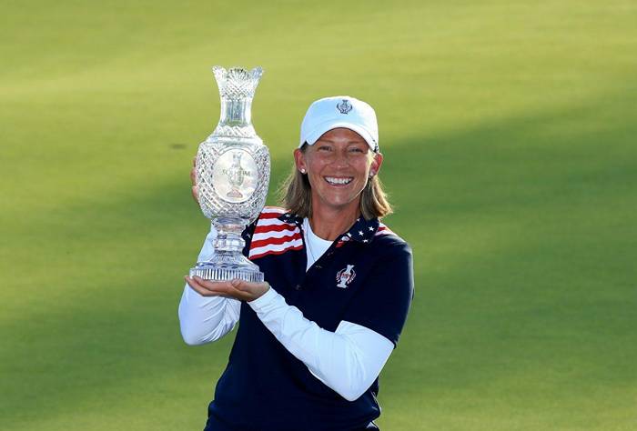 Angela Stanford, vicecapitana del equipo estadounidense de la Solheim Cup 2023