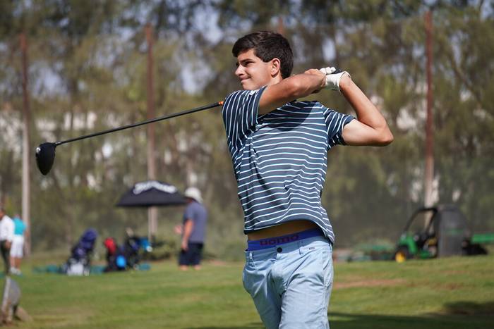 Iñaki Sintes y Ana Malcolm ganadores en Maspalomas Golf.