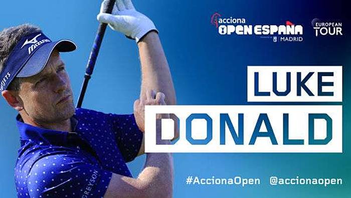 Luke Donald, un ex número uno del mundo para engalanar el ACCIONA Open de España Presented by Madrid