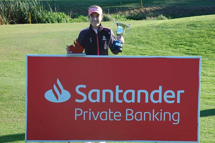 HISTÓRICO TRIUNFO DE LUNA SOBRÓN TRAS OCHO HOYOS DE PLAYOFF EN EL SANTANDER GOLF TOUR LETAS BURGOS