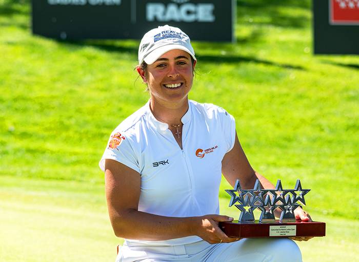 Victoria de Ana Peláez y a lo grande en el Comunidad de Madrid Ladies Open.