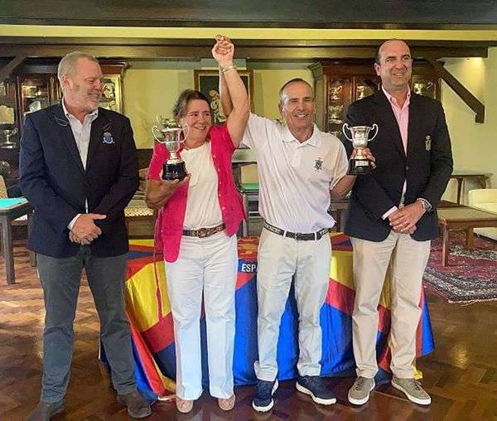 María Castillo y Francisco Vega primeros campeones de España Dobles Senior Mixto