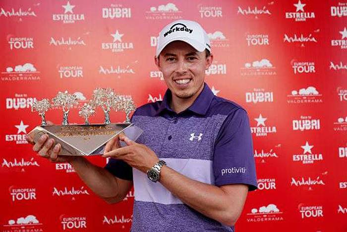 Matt Fitzpatrick, brillante campeón del Estrella Damm N.A. Andalucía Masters