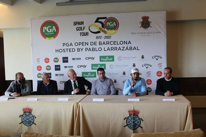 El Open de Barcelona by Pablo Larrazábal presentado hoy en el Prat.