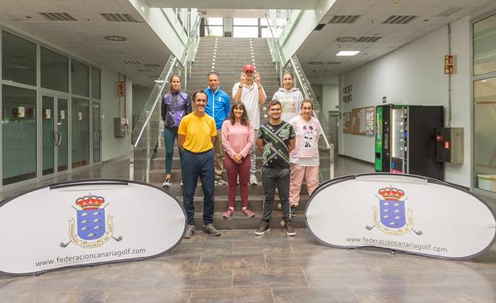 Bautismo de golf de jóvenes de las Asociaciones Cívitas y Aprosu en Las Palmeras Golf.