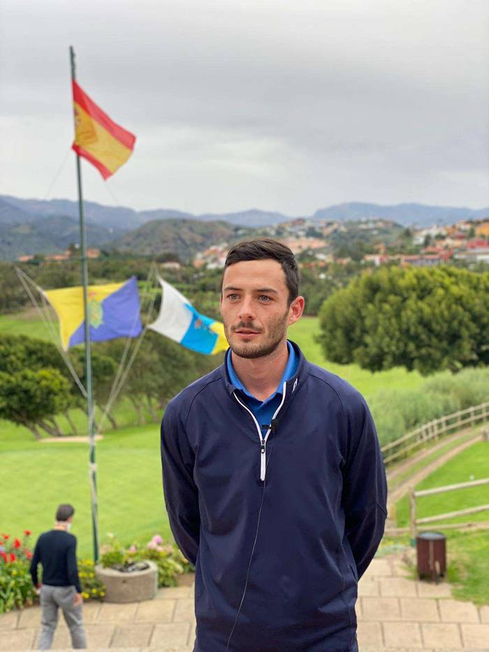El jóven Pedro Urriza se quedó en tercer lugar terminando con birdie en el hoyo 18