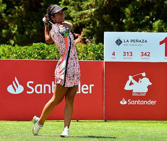 La gaditana Piti Martínez Bernal, a un golpe del liderato en el Santander Golf Tour LETAS Zaragoza