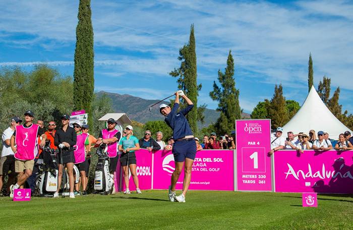 Carlota Ciganda no se da tregua en el Andalucía Costa del Sol Open de España