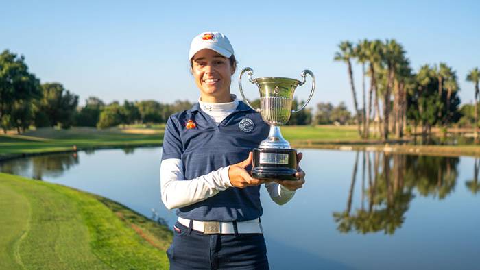 Teresa Toscano, gana con autoridad el Santander Campeonato de España de Profesionales Femenino