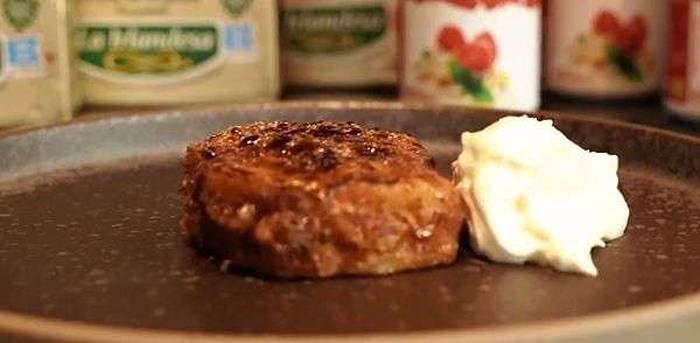 Cocinamos con Alberto González unas Torrijas Caramelizadas de Bizcochón con productos La Irlandesa