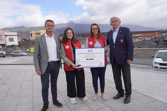 40.000 euros en apoyo a las familias afectadas por la erupción del volcán Cumbre Vieja
