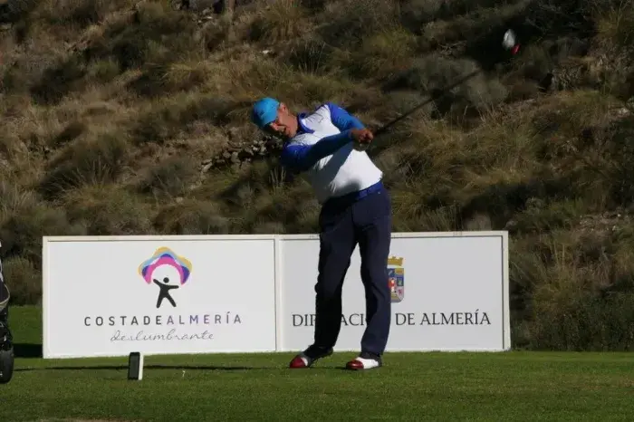 Carlos Balmaseda, colíder en la Escuela de Clasificación del Legends Tour.