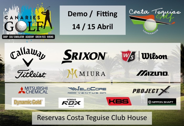 Canaries Golf organiza su Demo / Fitting en Costa Teguise Golf