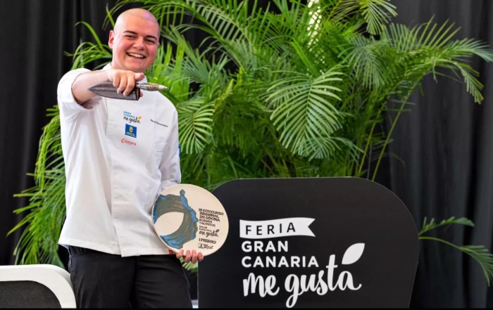 El joven David Hernández se corona como mejor cocinero en el Concurso Regional de Cocina Nuevos Talentos Gran Canaria Me Gusta