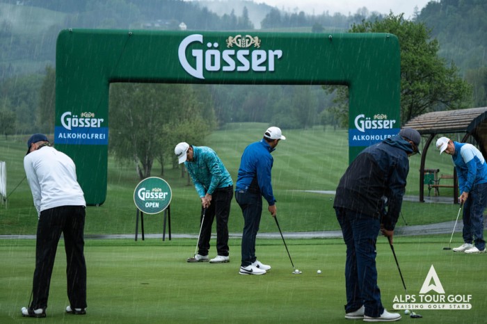 Suspendida la primera jornada del Abierto de Gösser, prueba del Alps Tour