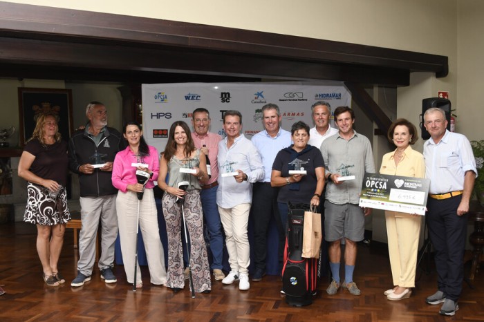 Jaime Fleitas, Beatriz López-Tapia y José Lago ganadores del IV Torneo OPCSA en el Club Decano de España