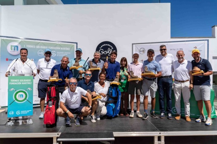 El I Torneo Solidario de golf Fundación Martínez logra recaudar 10.000€ 