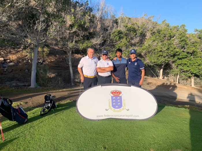 Bernabé González y Tino Martín líderes en el Campeonato de Canarias Dobles de P&P