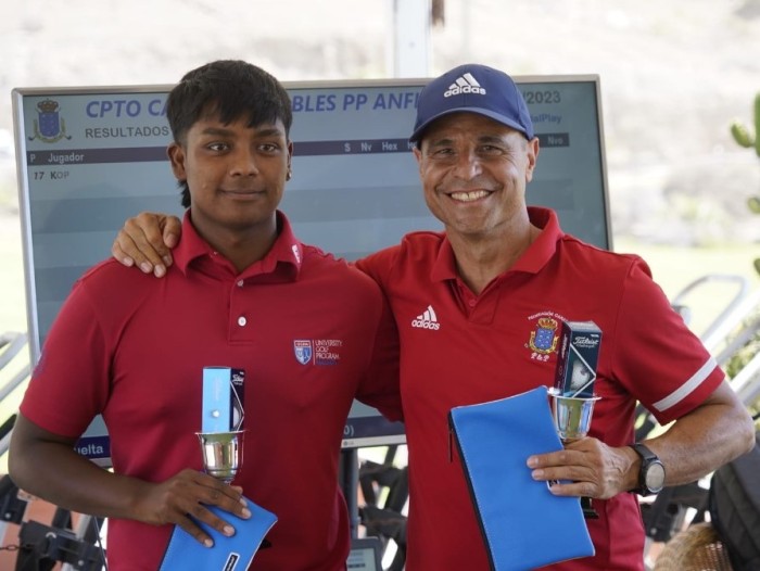 El Tándem Prakash Aisa y Juan Pedro Rodríguez, nuevos  Campeones de Canarias Dobles de P&P