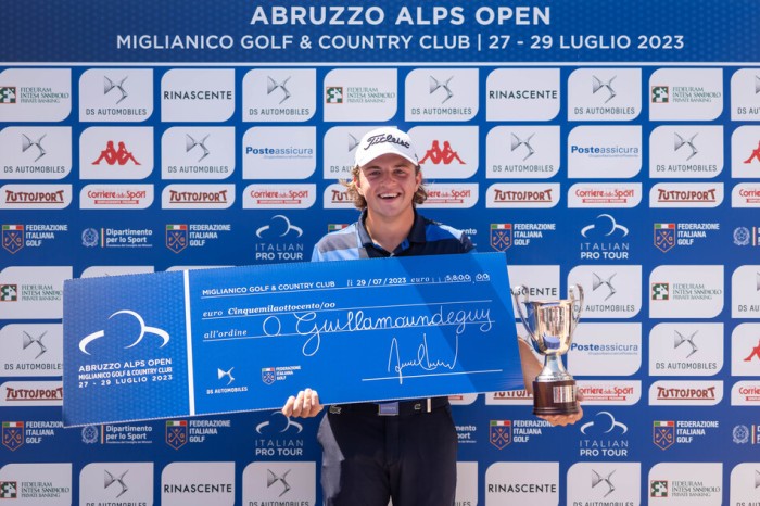 Oihan Guillamoundeguy consigue su primera victoria profesional en el Abruzzos Alps Open