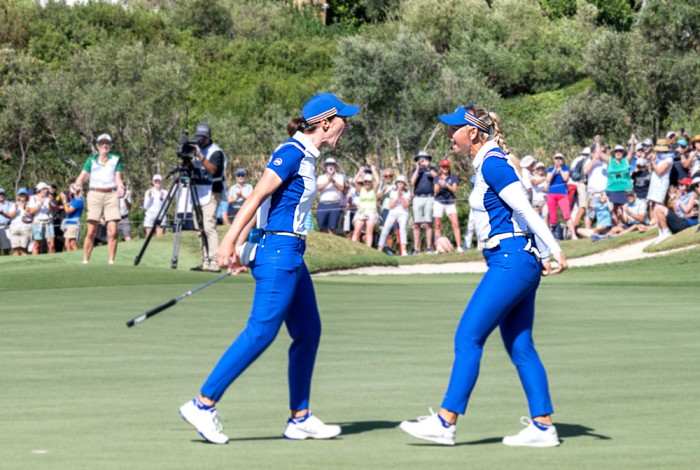 Europa y EEUU encaran la última jornada del Solheim Cup 2023 con la máxima igualdad