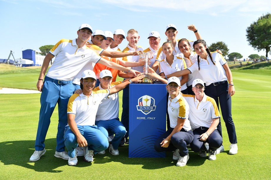 Europa se impone en la Ryder Cup júnior de 2023