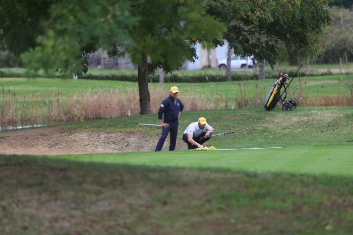 Primera jornada del Campeonato de España de FFAA de P&P 2023 en Deva Golf