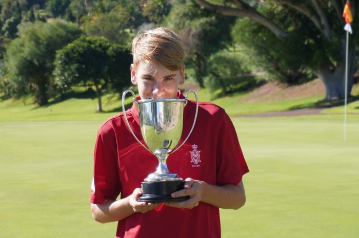 Javier Bethenourt, con 14 años se adjudica la Copa Blandy 2023