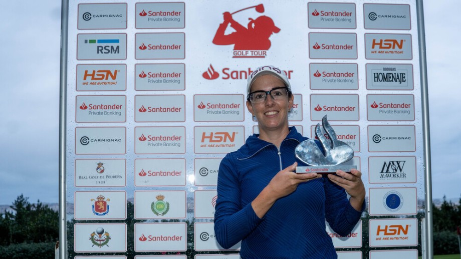 Mireia Prat, campeona del Santander Golf Tour Match Play en Pedreña