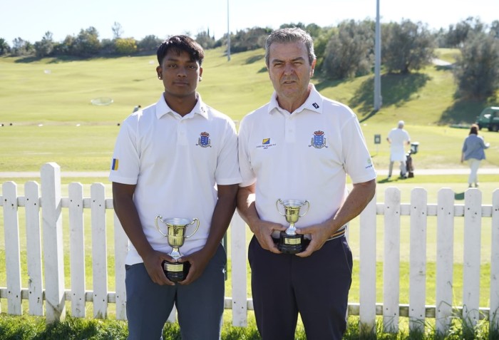 Prakash Aisa,  ganador del Campeonato Final del Ranking Nacional de Pitch & Putt