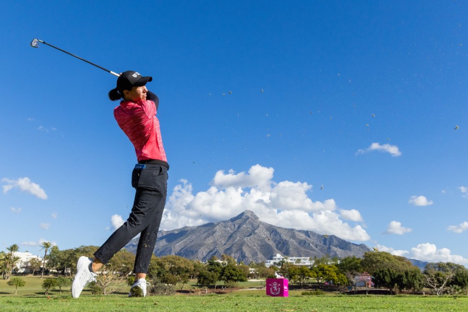 Carlota Ciganda ya se hace notar en el Andalucía Costa del Sol Open de España