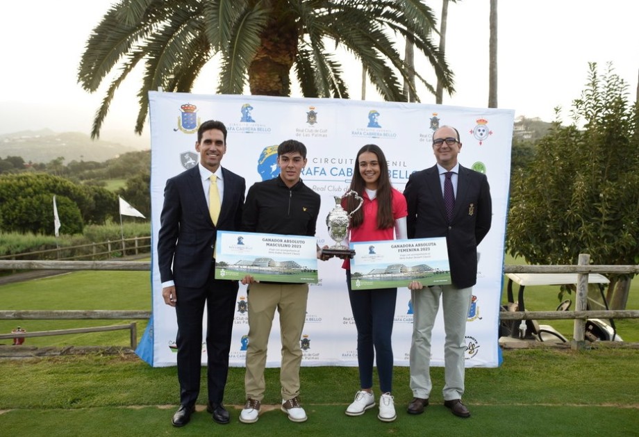 Sofía Henningsen y David Vega triunfadores del V Circuito Juvenil Rafa Cabrera Bello