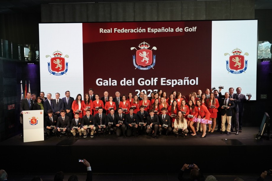 La Gala del Golf Español, una gran fiesta que premia un año deportivo excepcional