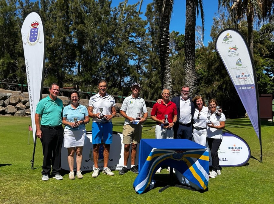 César Fernández de Caleya y Andrea Ramos se coronan en Tecina Golf