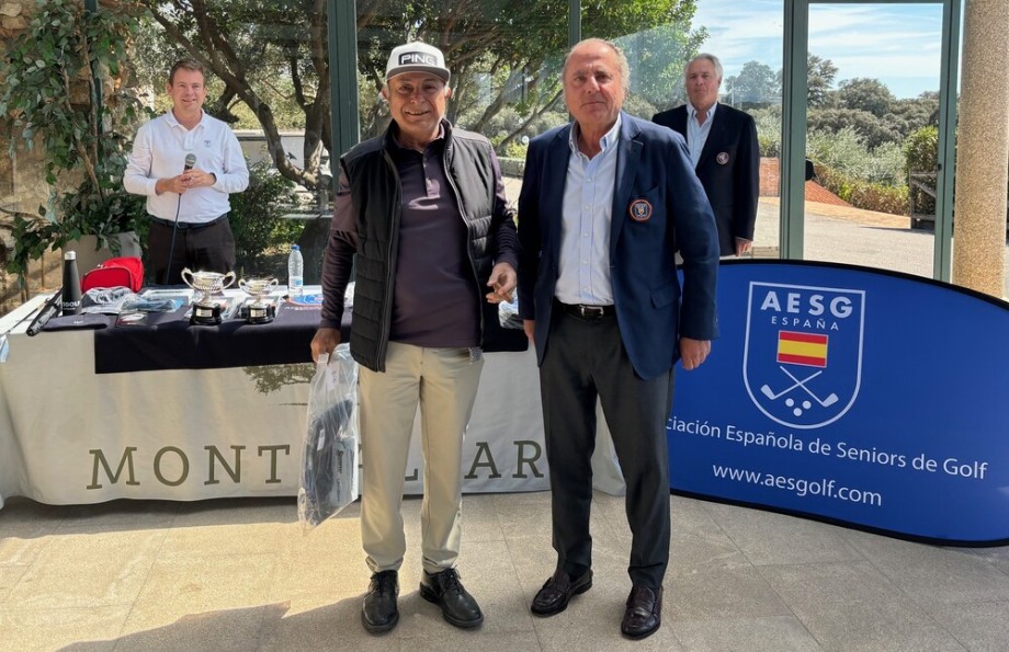 Luis Diéguez, ganador Scratch del Campeonato Nacional AESGOLF para Mayores de 75 años