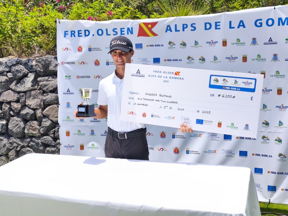 Andrea Romano triunfa en el Tecina Golf